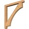 Ekena Millwork Westlake Craftsman Smooth Bracket w/ Offset Brace, Western Red Cedar, 5 1/2"W x 48"D x 48"H BKT0604X48X48WTL04SWR - alternate 1